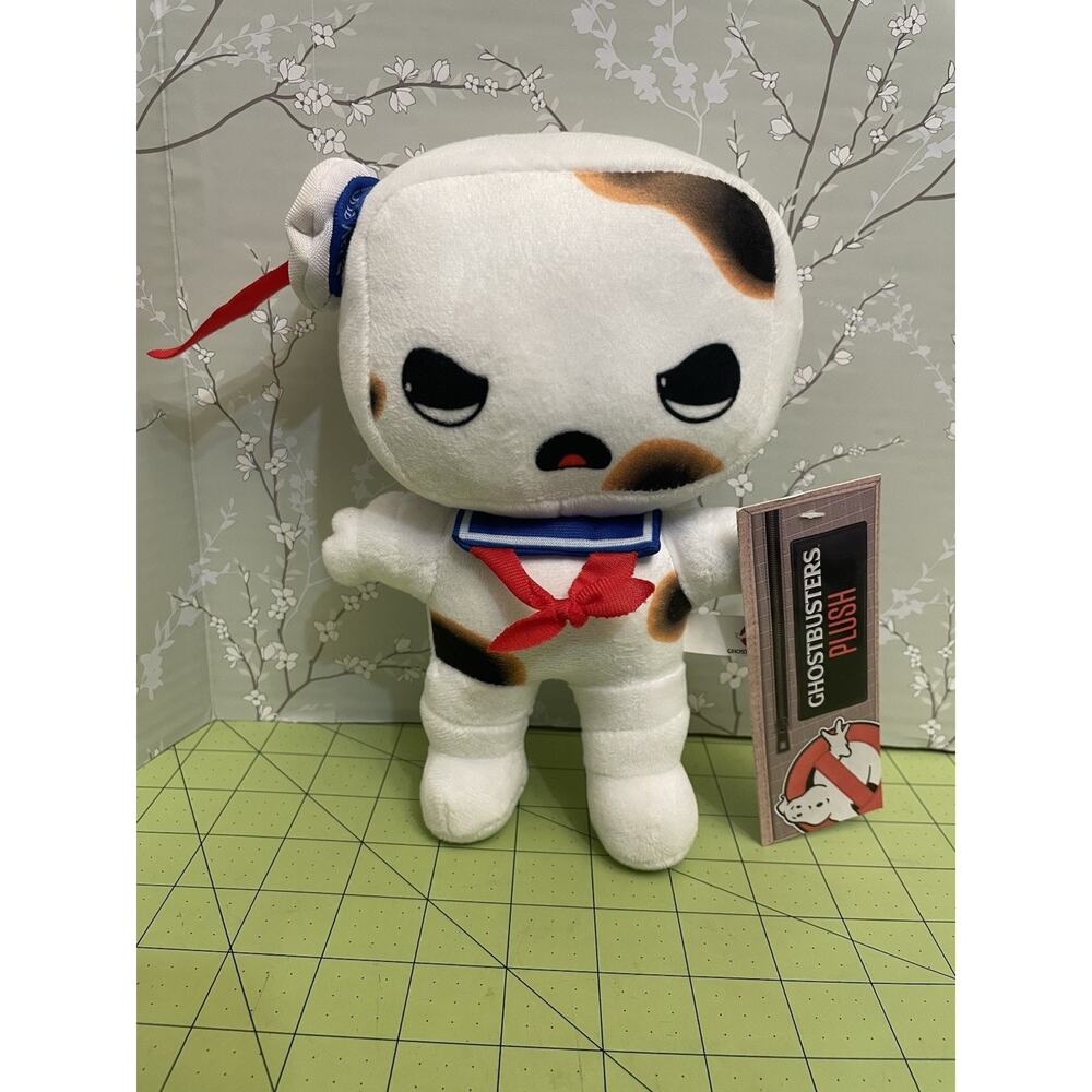 Ghostbusters Plush Stay Puft Burnt Charred Marshmallow Man 8" With Tags